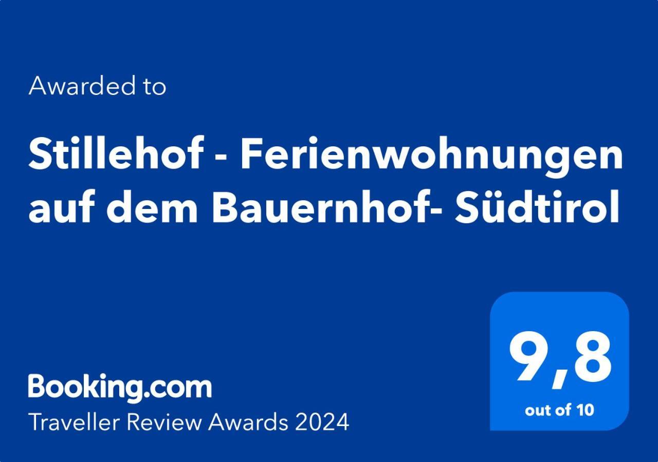 Apartment Stillehof - Auf Dem Bauernhof- Suedtirol *